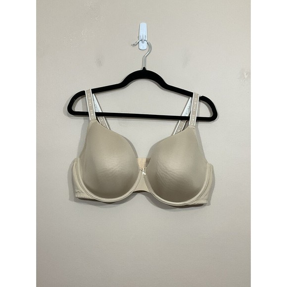 Cacique Other - Cacique Lightly Line T-Shirt Bra 46D Beige Underwire Padded Cups Nude